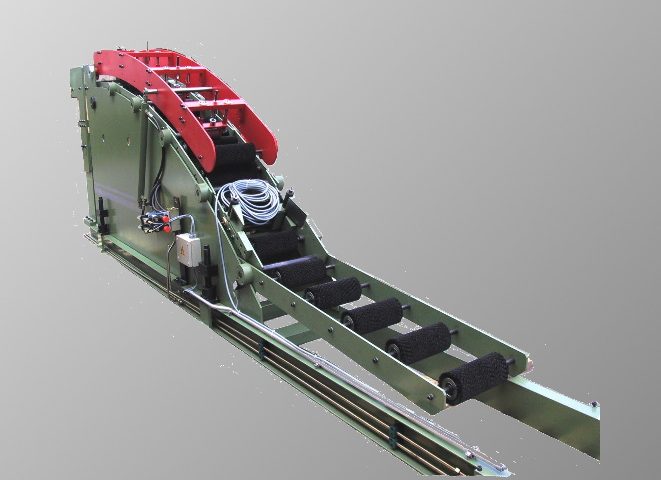 Coil-Mulde zum Abwickeln mit Teil-Übergabebrücke Coil-Mulde zum Abwickeln mit Teil-Übergabebrücke