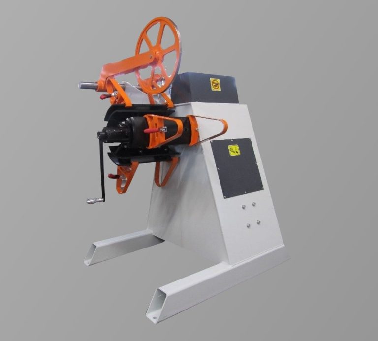 Abwickelhaspeln ohne Antrieb mit Hydraulischer Bandspreizung und mit einzelnen Seitenbegrenzern