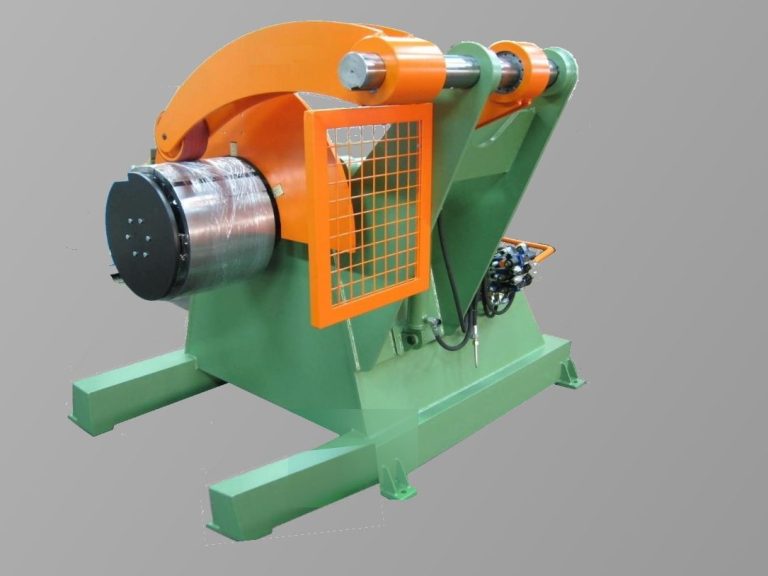 Aufwickelhaspel mit Haltearm und Abschiebefunktion